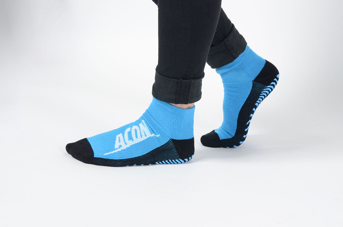 Blue / green Trampoline Jump Socks Size XL - 11